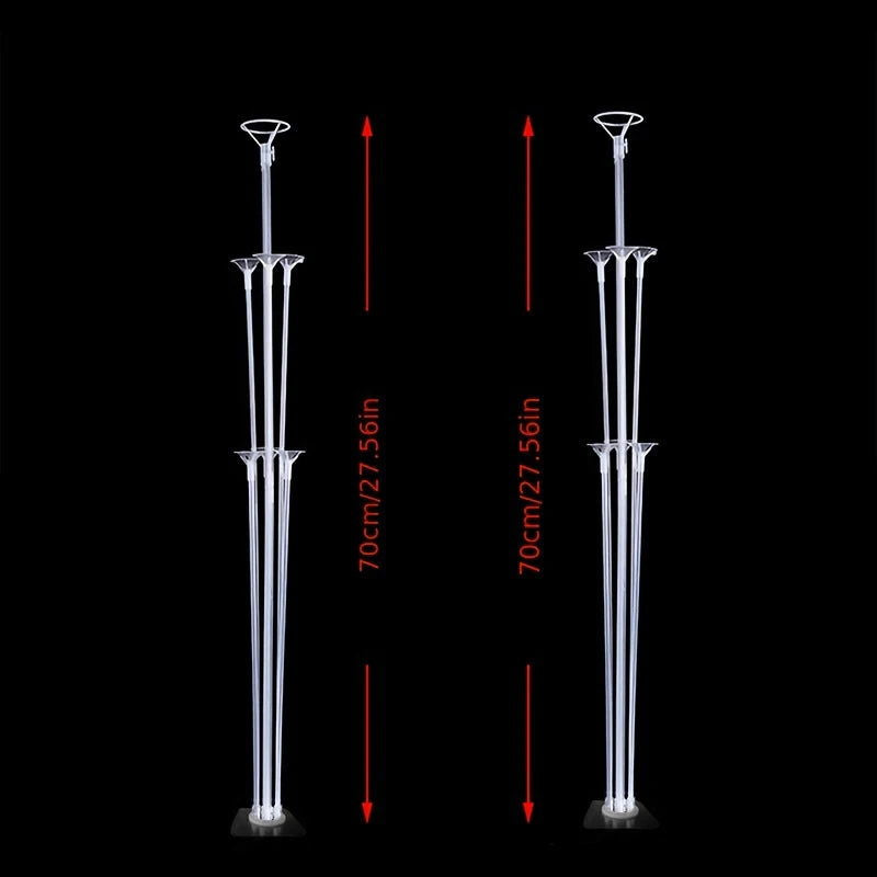 7tubes Wedding Table Balloon Stand Balloon Holder Support Table Floating Wedding Table Decoration Baby Shower Birthday Decor - Slobuy
