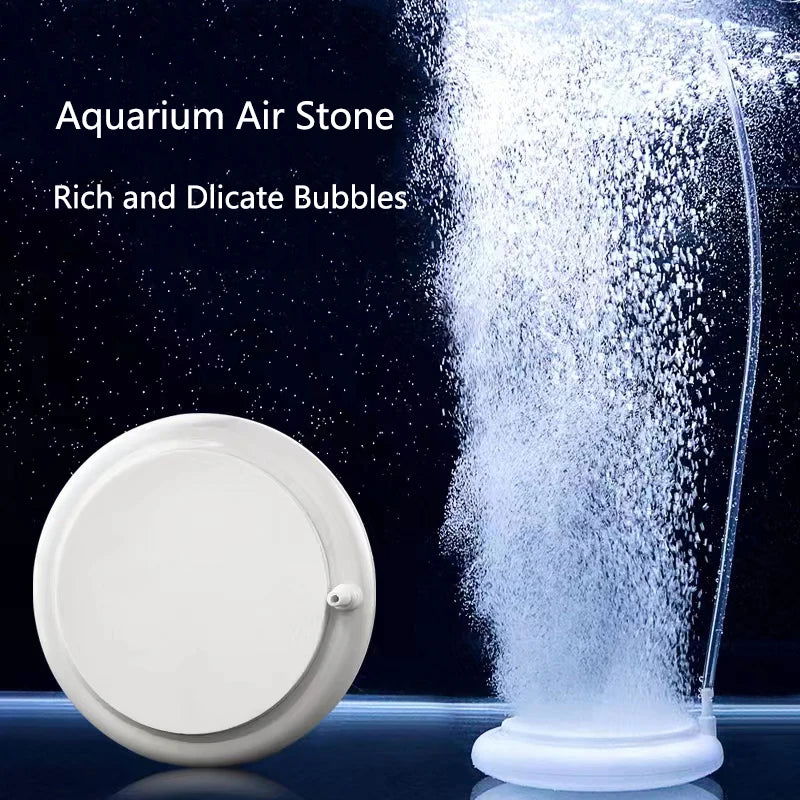 1Pcs 35/50/80mm Fish Tank Aquarium Air Stone Oxygen Aerator Increasing Air Bubble Pond Pump Hydroponic Oxygen Accessories Great - Slobuy