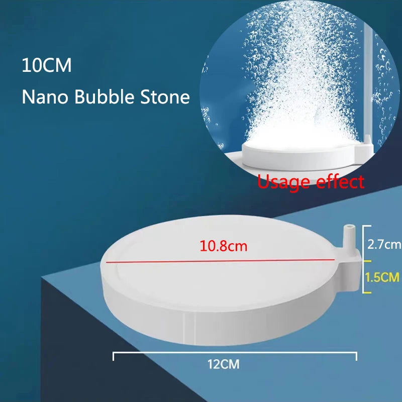 1Pcs 35/50/80mm Fish Tank Aquarium Air Stone Oxygen Aerator Increasing Air Bubble Pond Pump Hydroponic Oxygen Accessories Great - Slobuy