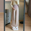 826# Autumn Fashion Maternity Long Straight Pants Wide Leg Loose Belly Trousers Clothes for Pregnant Women Pregnancy Clothing - Slobuy