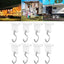 8PCS Camping Awning Hooks Clips RV Tent Hangers Light Hangers For Caravan Camper Awning Accessory Hooks Wide Range Space Saving - Slobuy
