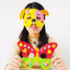 8Piece Kids Cartoon Animal DIY Graffiti Art Crafts Mask Toy Paper Mask Hand-painted White Paper Card Material with Color Pens - Slobuy