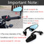 2x 7/8" 20mm Motorcycle Rear View Mirrors Anti-Glare HD Motorbike Handlebar End Side Mirror for Scooters ATV Bike Motorcycles - Slobuy