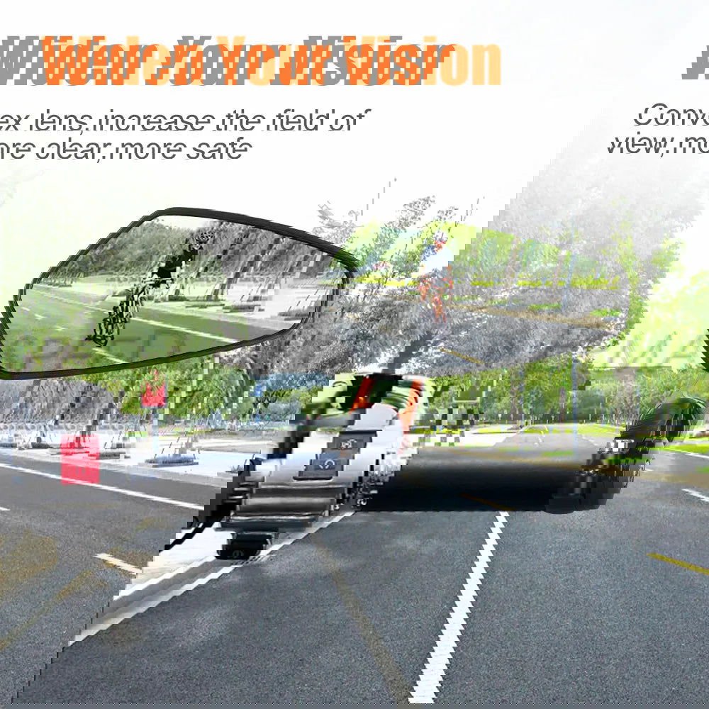 7/8" 22mm CNC Motorcycle Rearview Mirrors Universal Clear Glass Scooter Bar End Handlebar Mirror Rear View Mirror Accessories - Slobuy