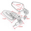 7/8" 22mm CNC Motorcycle Rearview Mirrors Universal Clear Glass Scooter Bar End Handlebar Mirror Rear View Mirror Accessories - Slobuy