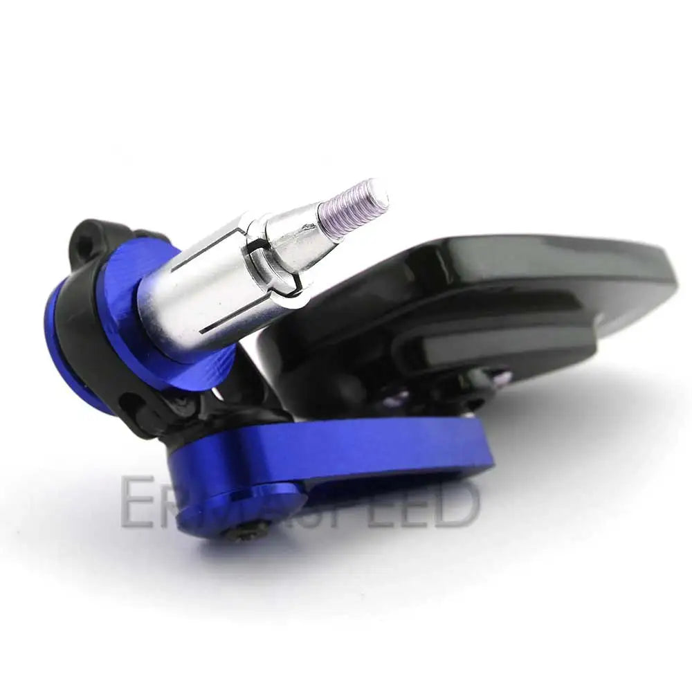7/8" 22mm CNC Motorcycle Rearview Mirrors Universal Clear Glass Scooter Bar End Handlebar Mirror Rear View Mirror Accessories - Slobuy