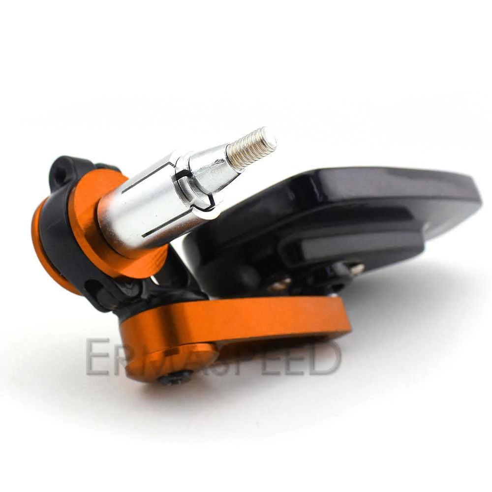 7/8" 22mm CNC Motorcycle Rearview Mirrors Universal Clear Glass Scooter Bar End Handlebar Mirror Rear View Mirror Accessories - Slobuy
