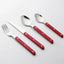 New Design Dinnerware 4 In 1 Set Stainless Steel 18/8(304) ABS Handle With Rivets Top Mirror Polishing Cutlery Sets For Kitchen - Slobuy