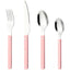 New Design Dinnerware 4 In 1 Set Stainless Steel 18/8(304) ABS Handle With Rivets Top Mirror Polishing Cutlery Sets For Kitchen - Slobuy