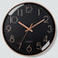 8 Inch Wall Clock Silent Non-Ticking Decorative Clock for School Office Classroom Bedroom Kitchen Living Room Decor - Slobuy