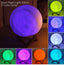 8cm Moon Lamp LED Night Light Battery Powered With Stand Starry Lamp Bedroom Decor Night Lights Kids Gift Moon Lamp - Slobuy