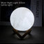 8cm Moon Lamp LED Night Light Battery Powered With Stand Starry Lamp Bedroom Decor Night Lights Kids Gift Moon Lamp - Slobuy