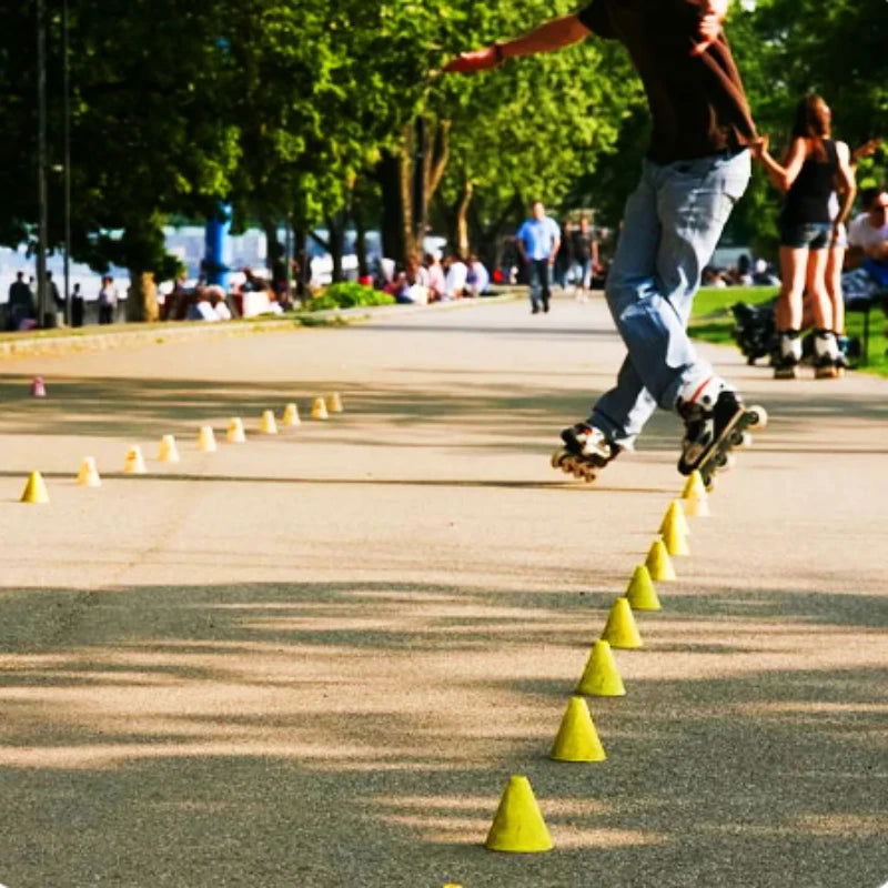 8cm Plastic Skate Marker Cones Roller Football Soccer Training Equipment Marking Cup Roller Skating Roadblock Accessories - Slobuy