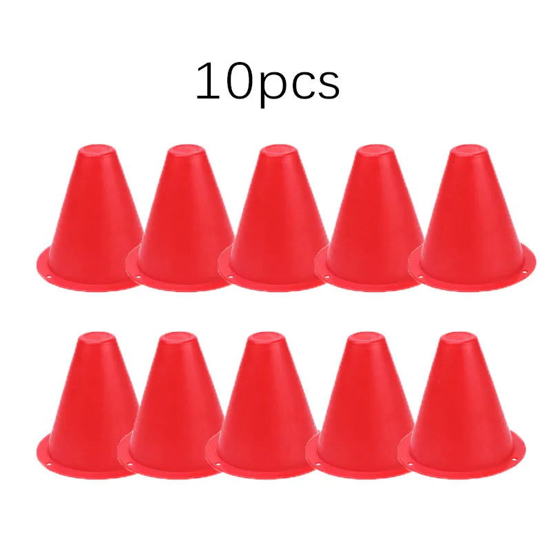 8cm Plastic Skate Marker Cones Roller Football Soccer Training Equipment Marking Cup Roller Skating Roadblock Accessories - Slobuy