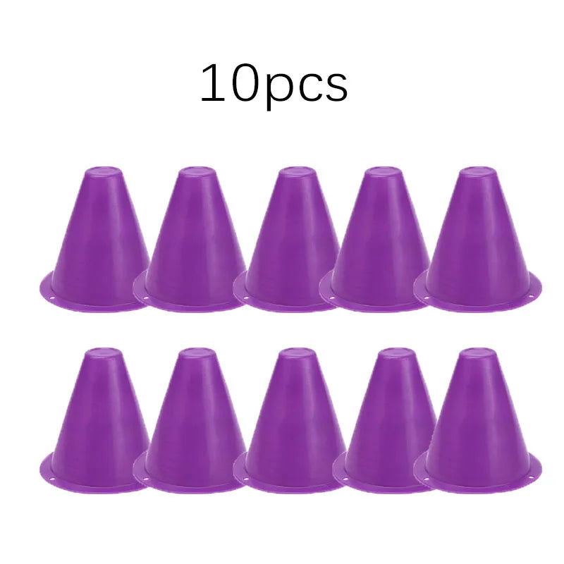 8cm Plastic Skate Marker Cones Roller Football Soccer Training Equipment Marking Cup Roller Skating Roadblock Accessories - Slobuy