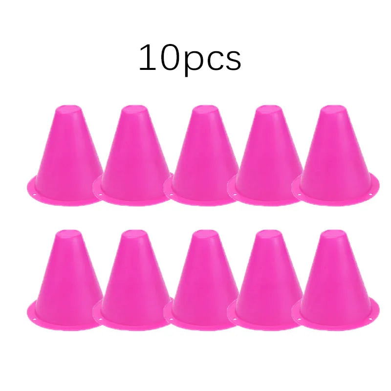8cm Plastic Skate Marker Cones Roller Football Soccer Training Equipment Marking Cup Roller Skating Roadblock Accessories - Slobuy