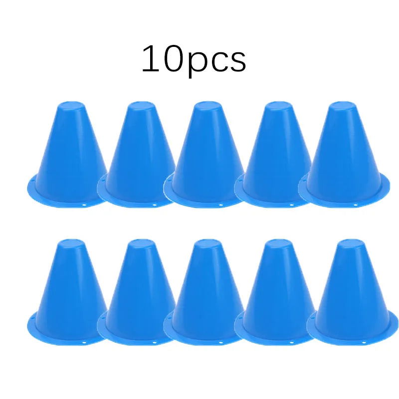 8cm Plastic Skate Marker Cones Roller Football Soccer Training Equipment Marking Cup Roller Skating Roadblock Accessories - Slobuy