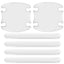 8pc Car Door Handle Bowl Scratch Protective Stickers Universal Invisible Cars Sticker Car Handle Anti-collision Protection Strip - Slobuy