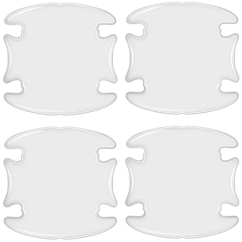 8pc Car Door Handle Bowl Scratch Protective Stickers Universal Invisible Cars Sticker Car Handle Anti-collision Protection Strip - Slobuy