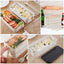 900ml Bento Box for Kids 3 Stackable Lunch Box Leak-proof Portable Lunch Food Container Wheat Straw Food Storage Box Dishwasher - Slobuy