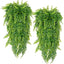 90cm Persian fern Leaves Vines Home Room Decor Hanging Artificial Plant Plastic Leaf Grass Wedding Party Wall Balcony Decoration - Slobuy