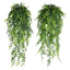 90cm Persian fern Leaves Vines Home Room Decor Hanging Artificial Plant Plastic Leaf Grass Wedding Party Wall Balcony Decoration - Slobuy