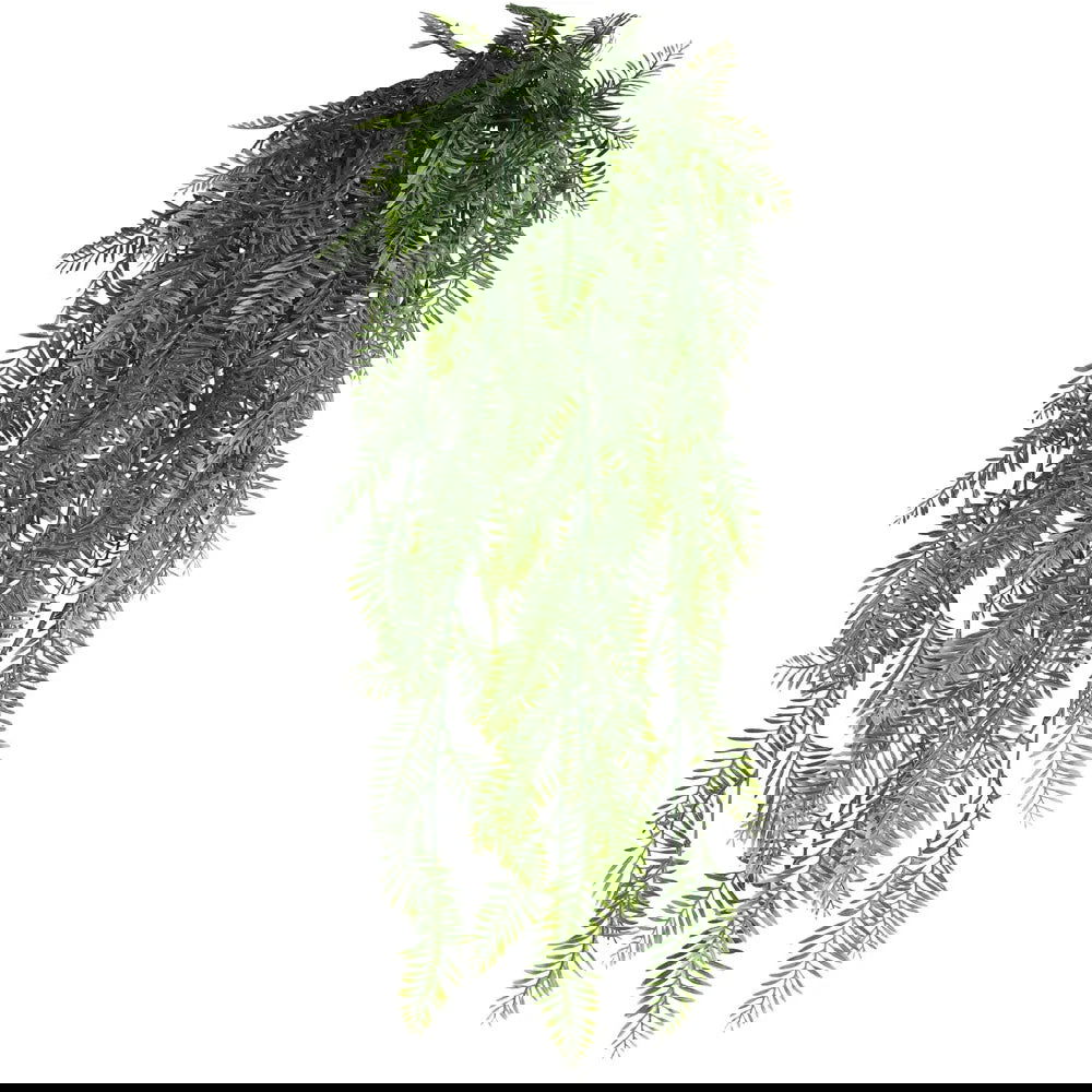 90cm Persian fern Leaves Vines Home Room Decor Hanging Artificial Plant Plastic Leaf Grass Wedding Party Wall Balcony Decoration - Slobuy