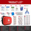 91pcs Portable Emergency Medical First Aid Bag Kit For Household Outdoor Travel Camping Equipment Medicine Survival - Slobuy