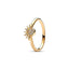 925 Sterling Silver Plated Sun Moon Sunflower Heart Rings For Women Original Flower Wedding Crystal Luxury Jewelry Accessories - Slobuy