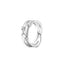 925 Sterling Silver Plated Sun Moon Sunflower Heart Rings For Women Original Flower Wedding Crystal Luxury Jewelry Accessories - Slobuy