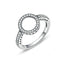 925 Sterling Silver Plated Sun Moon Sunflower Heart Rings For Women Original Flower Wedding Crystal Luxury Jewelry Accessories - Slobuy