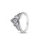925 Sterling Silver Plated Sun Moon Sunflower Heart Rings For Women Original Flower Wedding Crystal Luxury Jewelry Accessories - Slobuy