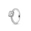 925 Sterling Silver Plated Sun Moon Sunflower Heart Rings For Women Original Flower Wedding Crystal Luxury Jewelry Accessories - Slobuy