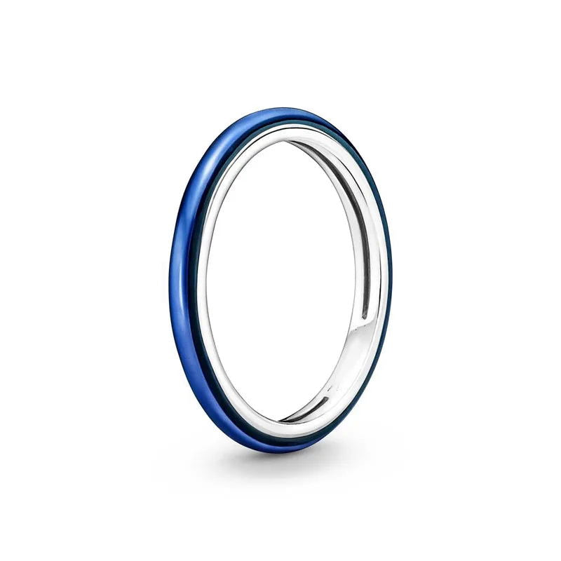 925 Sterling Silver Plated Sun Moon Sunflower Heart Rings For Women Original Flower Wedding Crystal Luxury Jewelry Accessories - Slobuy