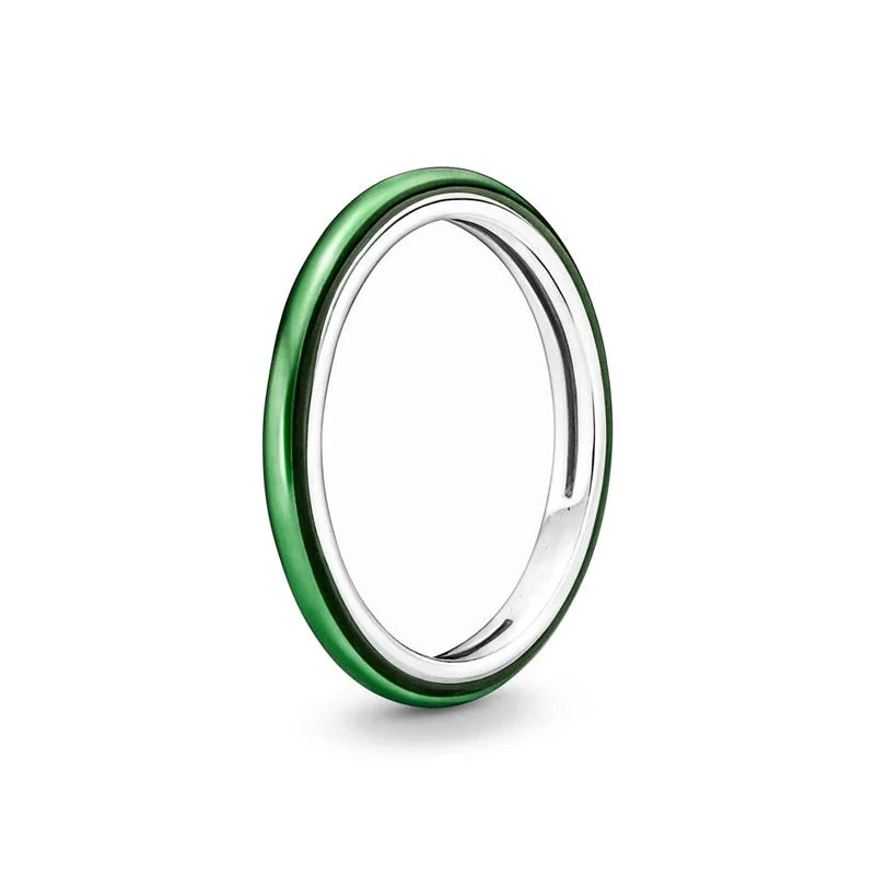925 Sterling Silver Plated Sun Moon Sunflower Heart Rings For Women Original Flower Wedding Crystal Luxury Jewelry Accessories - Slobuy