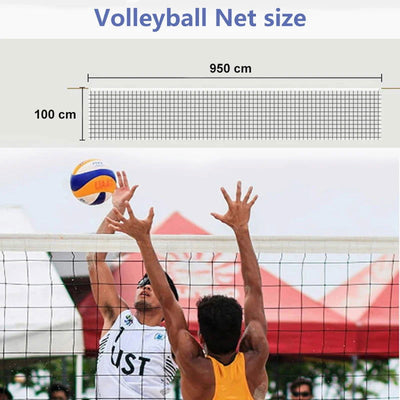 950cm Professional Volleyball Net Beach Match Competition Sport Training Standard Easy Setup Outdoor Tennis Mesh Net Exercise - Slobuy