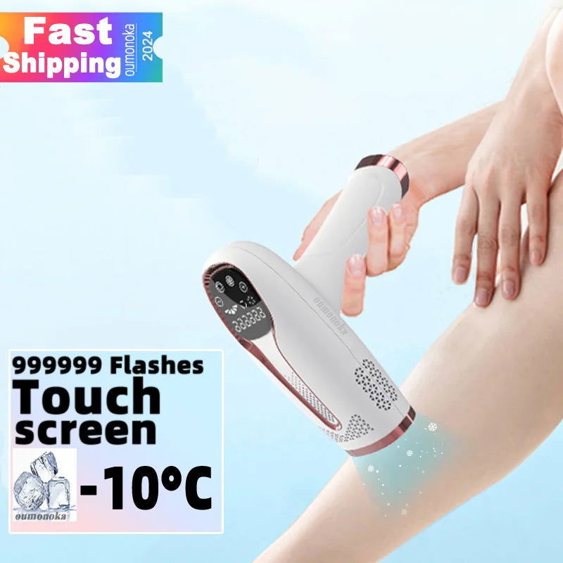 999999 Flashes IPL Laser Epilator for Women Home Use Devices Hair Removal Painless Electric Epilator Bikini - Slobuy