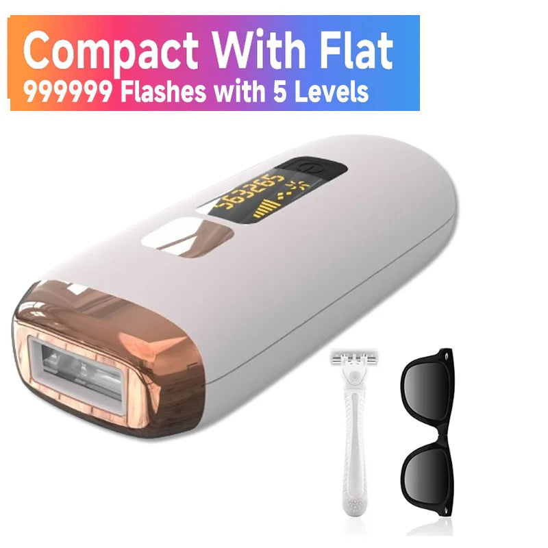 999999 Flashes IPL Laser Epilator for Women Home Use Devices Hair Removal Painless Electric Epilator Bikini - Slobuy