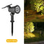 9 LEDs Solar Spotlights,Outdoor IP65 Waterproof,Spot Lights,Brightness Adjustable for Garden Backyard Driveway Patio Law Decor - Slobuy