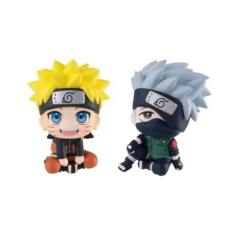 9cm Naruto Anime Figure Naruto Kakashi Action Figure Q Version Kawaii Sasuke Itachi Figurine Car Decoration Collection Model Toy - Slobuy