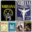 A-N-Nirvana-Rock Band Poster No Framed Poster Kraft Club Bar Paper Vintage Poster Wall Art Painting Bedroom Study Stickers - Slobuy