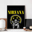 A-N-Nirvana-Rock Band Poster No Framed Poster Kraft Club Bar Paper Vintage Poster Wall Art Painting Bedroom Study Stickers - Slobuy