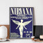 A-N-Nirvana-Rock Band Poster No Framed Poster Kraft Club Bar Paper Vintage Poster Wall Art Painting Bedroom Study Stickers - Slobuy
