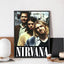 A-N-Nirvana-Rock Band Poster No Framed Poster Kraft Club Bar Paper Vintage Poster Wall Art Painting Bedroom Study Stickers - Slobuy