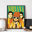 A-N-Nirvana-Rock Band Poster No Framed Poster Kraft Club Bar Paper Vintage Poster Wall Art Painting Bedroom Study Stickers - Slobuy