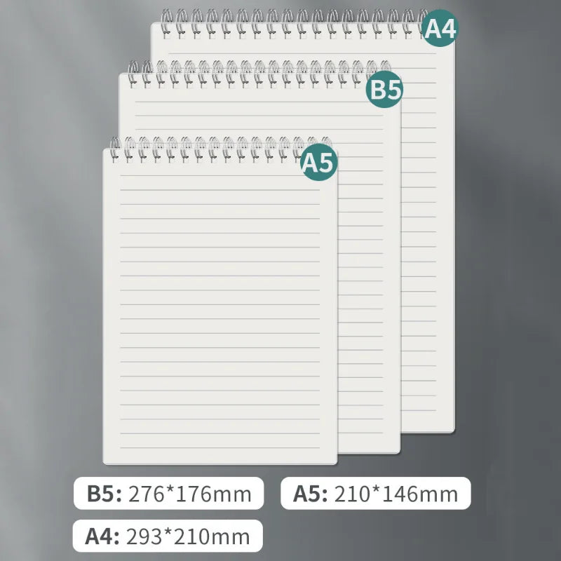 A4 A5 B5 Spiral book coil Notebook To-Do Lined DOT Blank Grid Paper Journal Diary Sketchbook For School Supplies Stationery - Slobuy