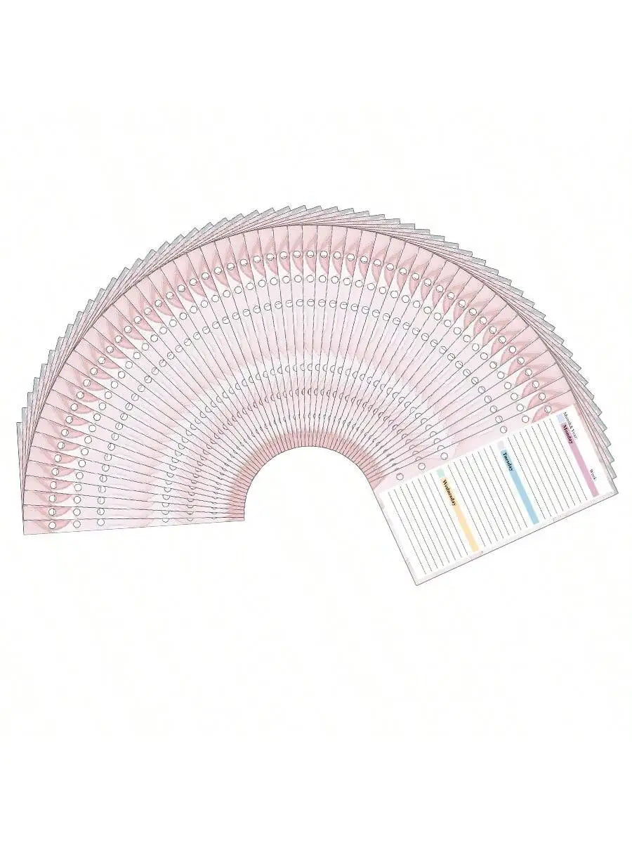 A5 A6 A7 Binder Budget Planner Organizer 6 Ring Binder Envelopes Pockets And 12 Pieces Expense Budget Sheets - Slobuy