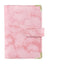 A5 A6  White Black Color Marble Binder DIY Binder Only Cover Diary Agenda Planner Paper Cover School Stationery - Slobuy
