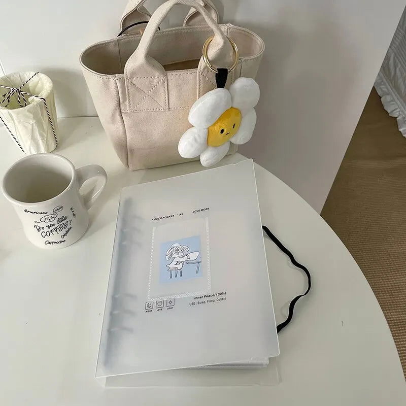 A5 Binder Ring Collect Book Korea Idol Photo Organizer Journal Diary Agenda Planner Bullet Cover School Stationery - Slobuy