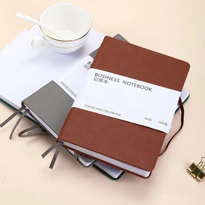 A5 Notebook Classic Journal Dotted Paper  Hard Cover 100 GSM 192 Pages Planner Bujo Diary Stationery - Slobuy